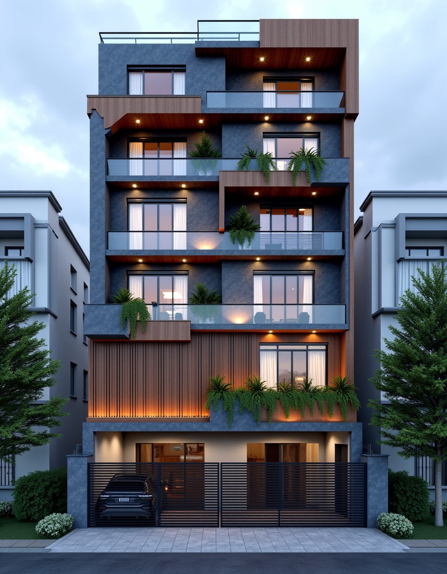 Living Patina — Stilt+4 front elevation design