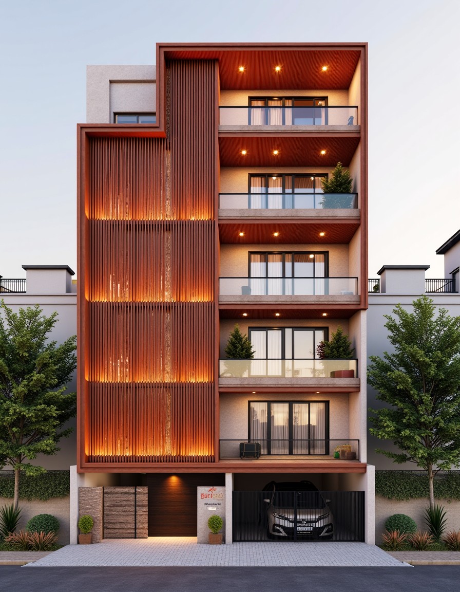 Terracotta Rainscreen — Stilt+3 front elevation design
