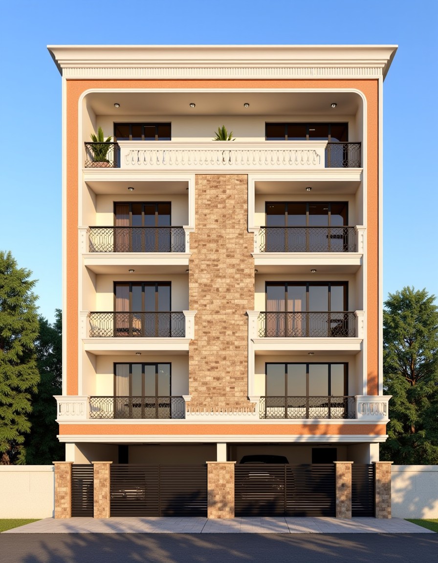 Tuscan Classic — Stilt+4 front elevation design